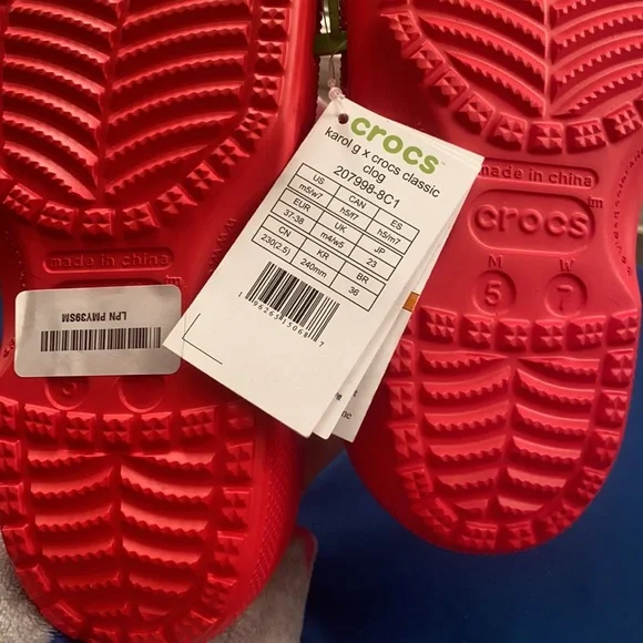Brand new authentic Karol g crocs never worn.